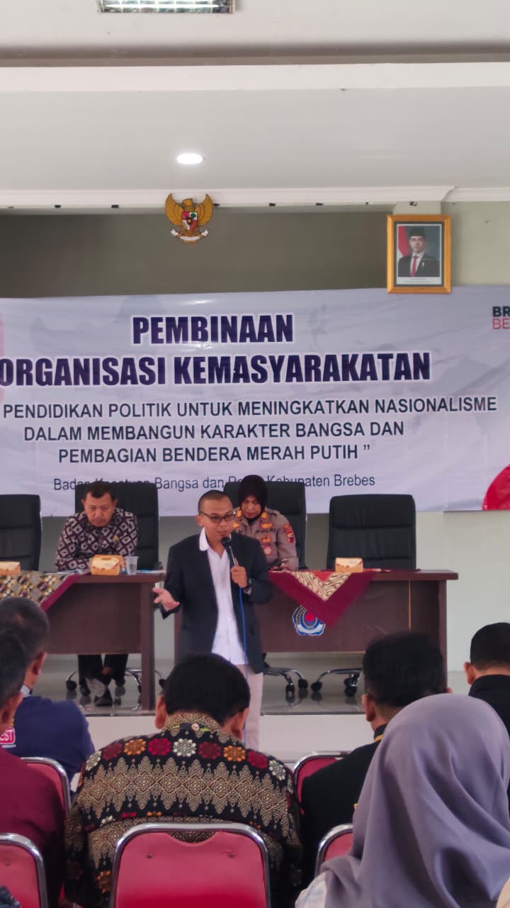 Badan Kesbangpol Brebes Gelar Pembinaan Ormas Tingkatkan Nasionalisme Bangun Karakter Bangsa