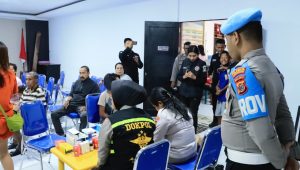 Kapolresta Ambon Pastikan Kesehatan Pengungsi Warga Hunuth Korban Penyerangan Warga Hitu Tetap Baik