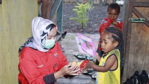 TPKK Kabupaten Jayawijaya Posyandu Pelangi Gelar Pemeriksaan Anak Usia Dini di Wamena