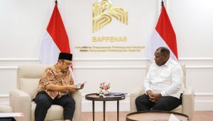 Bupati Jayawijaya Hadiri Pertemuan dengan Menteri PPN Bappenas RI di Kantornya,Bahas Rencana Pembangunan Strategis tahun 2027