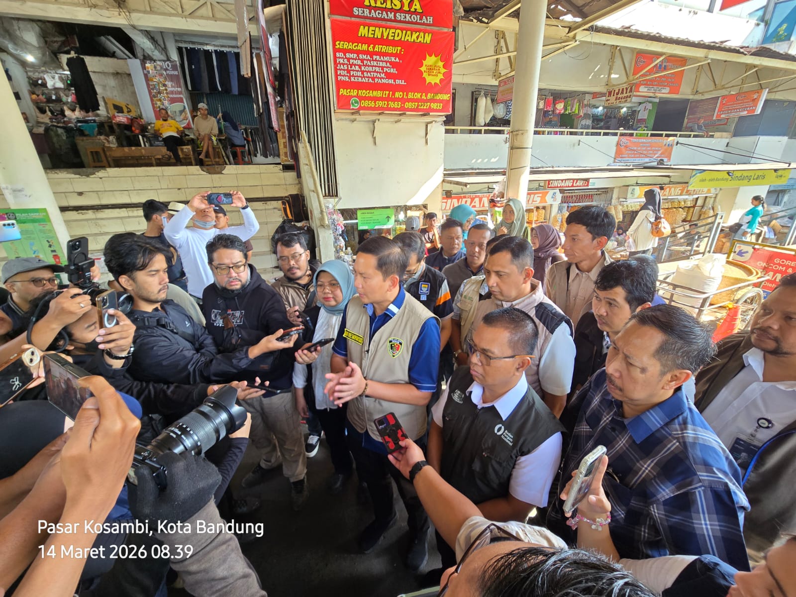 Jelang Nyepi dan Lebaran, Satgas Saber Pangan Pusat Pantau Langsung Harga Bapokting di Kota Bandung: Stock Aman dan Harga Terkendali
