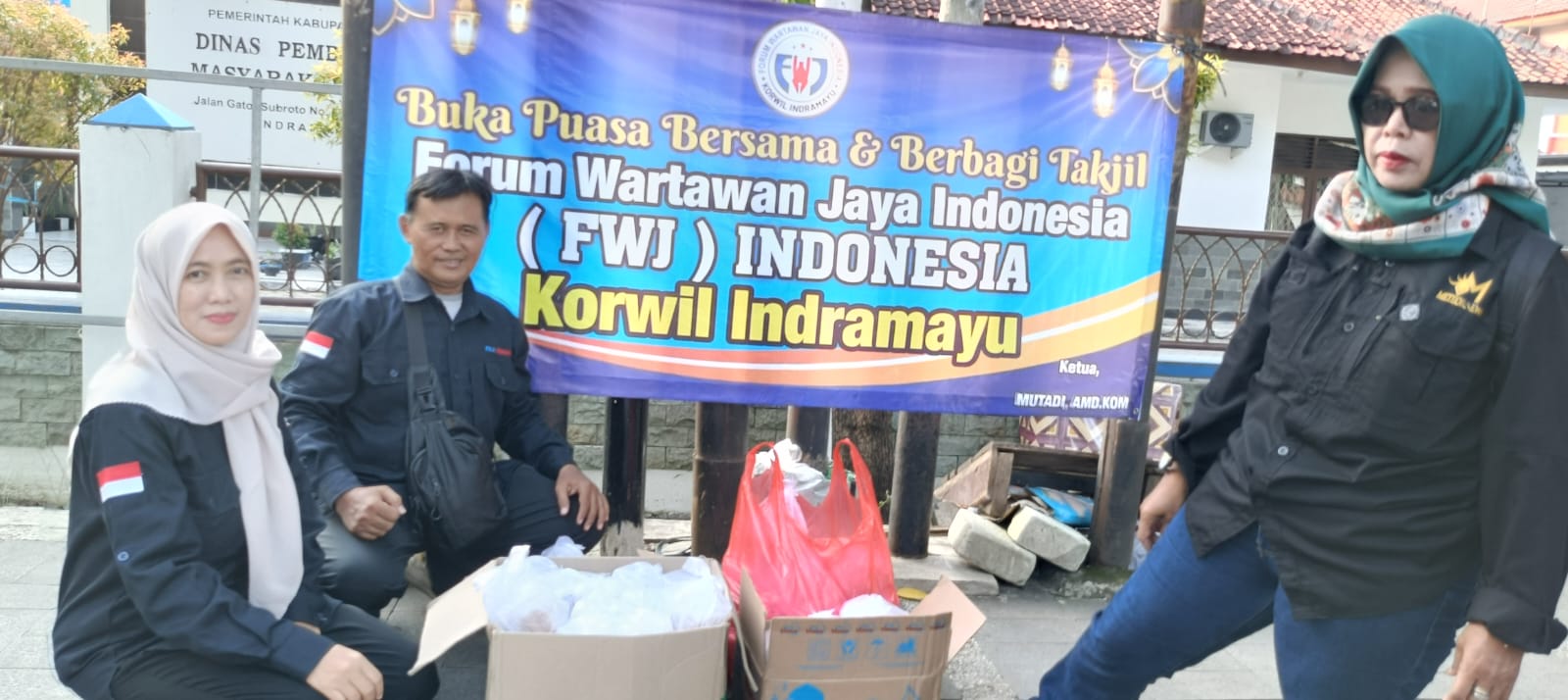 FWJI Korwil Indramayu Gelar Berbagi Takjil, Perkuat Kepedulian Sosial di Bulan Ramadhan