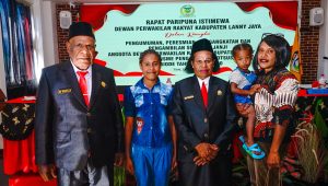 Elpina Wakerkwa Resmi di Lantik,Wujud Harapan Baru Bagi Masyarakat Lani Jaya