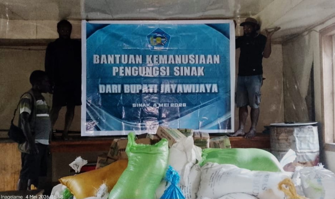 Pemerintah Kabupaten Jayawijaya Salurkan Bantuan Kemanusiaan bagi Korban Bencana di Sinak
