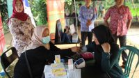 Kodim 0621/Kab.Bohor TMMD ke 128 Warga Desa Banyuasin Antusias, Serbu Penyuluhan Kesehatan Terpadu