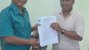 Elvanadi Resmi Daftar Kontestasi Pilkades Air Merbau, Panitia Sebut Sudah Tiga Pendaftar
